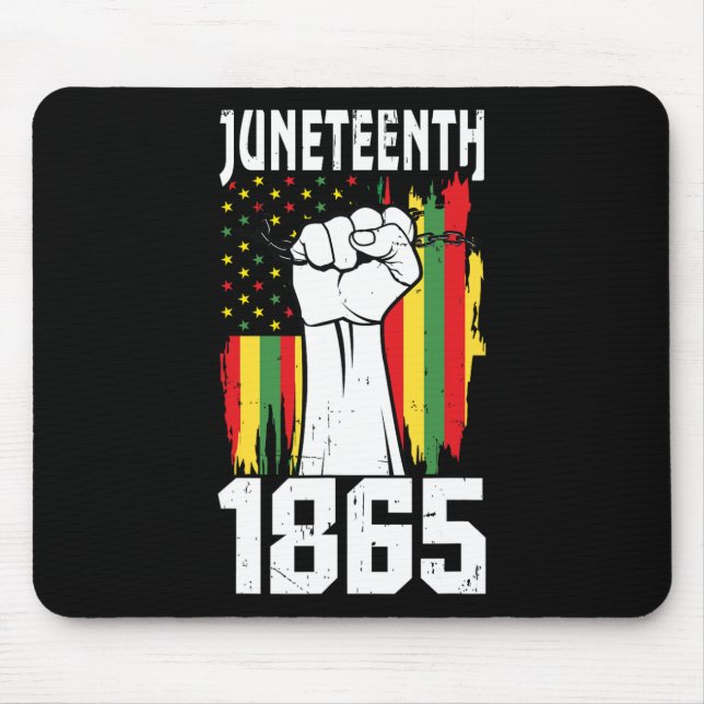 African American Black History 1865 Juneteenth 1  Mouse Pad (Front)