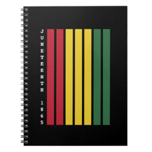 African American Black History Juneteenth 1865 Notebook