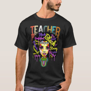 African American Black History Teacher Women Dashi T-Shirt
