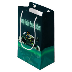 African American Boy Birthday Small Gift Bag