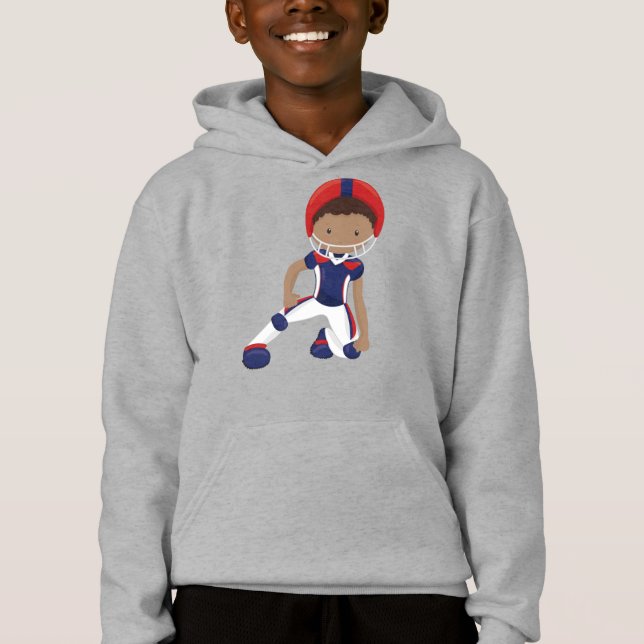 African American Boy, Rugby Player, Team Sport (Front)
