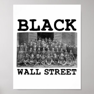 African American Business Black History Black Wall Poster