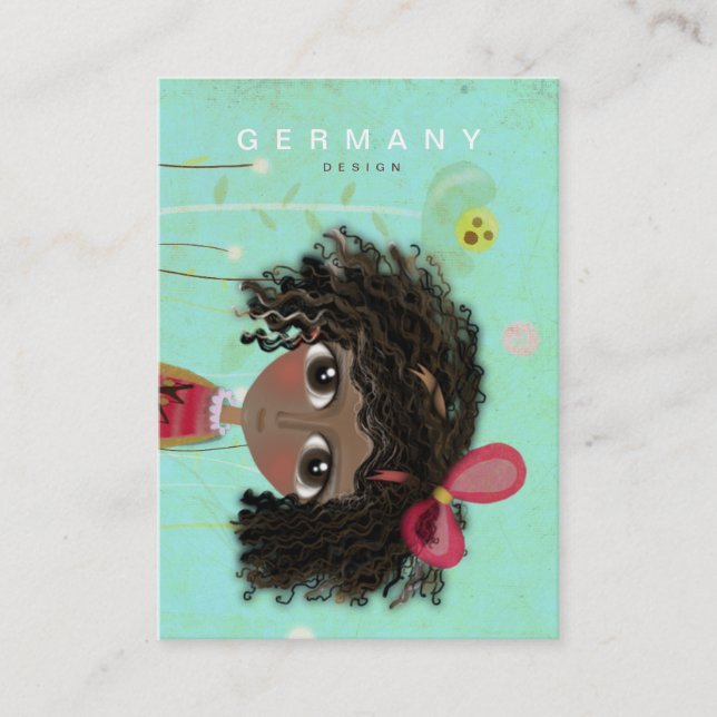 African American Business Card (Front)