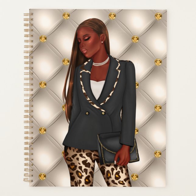 African-American CEO Boss Woman Planner (Front)