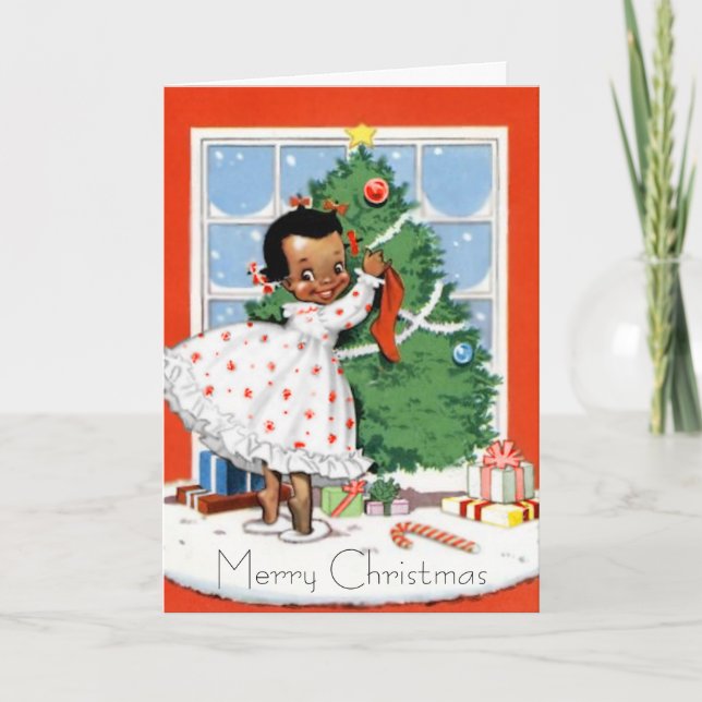 African American Christmas Card (Front)