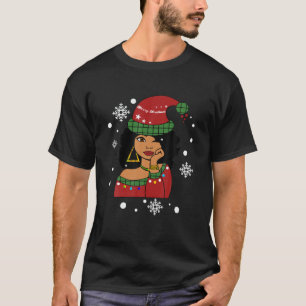 African American Christmas Santa Claus T-Shirt