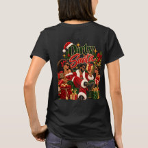 African American Christmas Shirt Dirty Santa Women