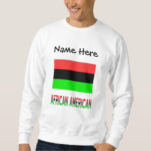 African American Diaspora Flag Personalised Sweatshirt