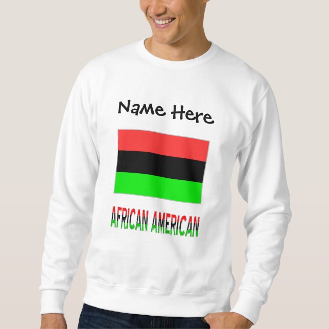 African American Diaspora Flag Personalised  Sweatshirt (Front)