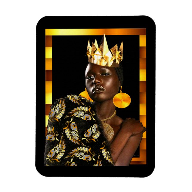 African American Diva  Magnet (Vertical)