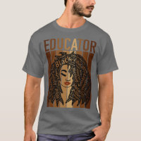African American Educator Black Teacher Hair Art