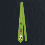 African American Ethnic Elf Santa Christmas Tie<br><div class="desc">This design was created through digital art. It may be personalised by clicking the customise button and changing the colour, adding a name, initials or your favourite words. Contact me at colorflowcreations@gmail.com if you with to have this design on another product. Purchase my original abstract acrylic painting for sale at...</div>