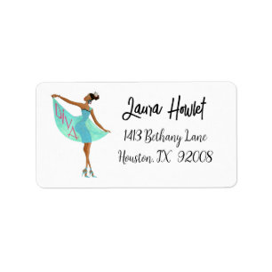“African American Fabulous Diva” Label