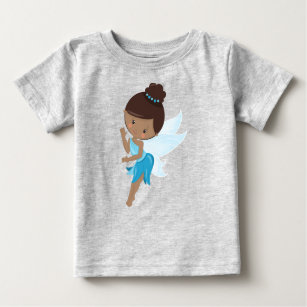 African American Fairy, Magic Fairy, Forest Fairy Baby T-Shirt