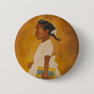 African American Fine Art 6 Cm Round Badge