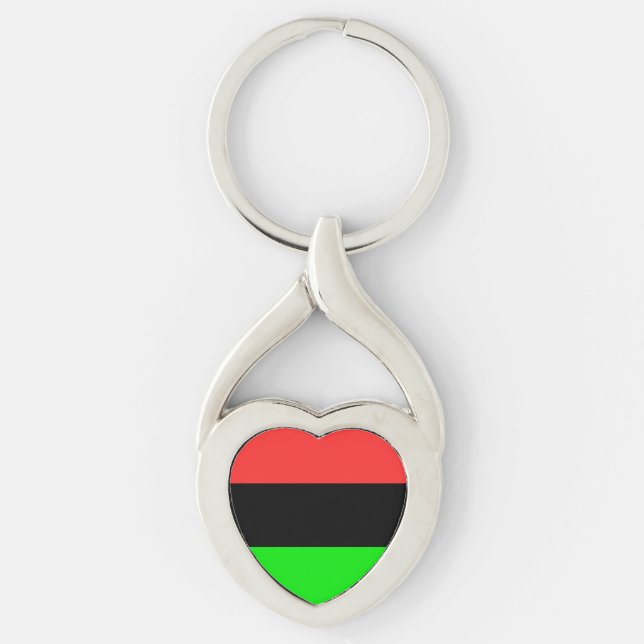African American Flag Key Ring (Front)