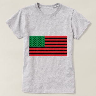 African American Flag (with text add option) T-Shirt