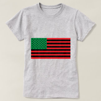 African American Flag (with text add option) T-Shirt