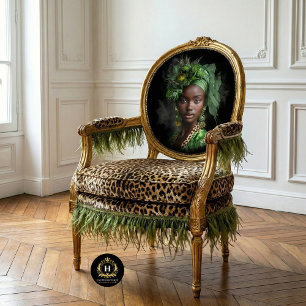 African American Floral Glamour Decoupage Tissue Paper