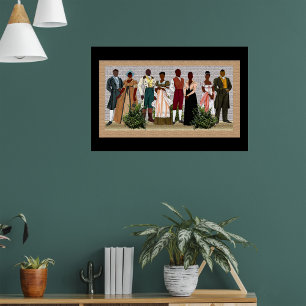 African American Folk Art, Freedom Rings Poster