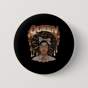 African American For Educated Strong Black Woman Q 6 Cm Round Badge