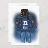 African American Gemini Zodiac Sign Birthday Party