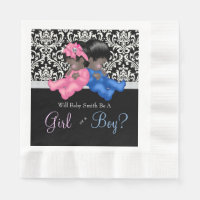 African American Gender Reveal Baby Shower