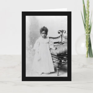 African American Girl 1900 Card