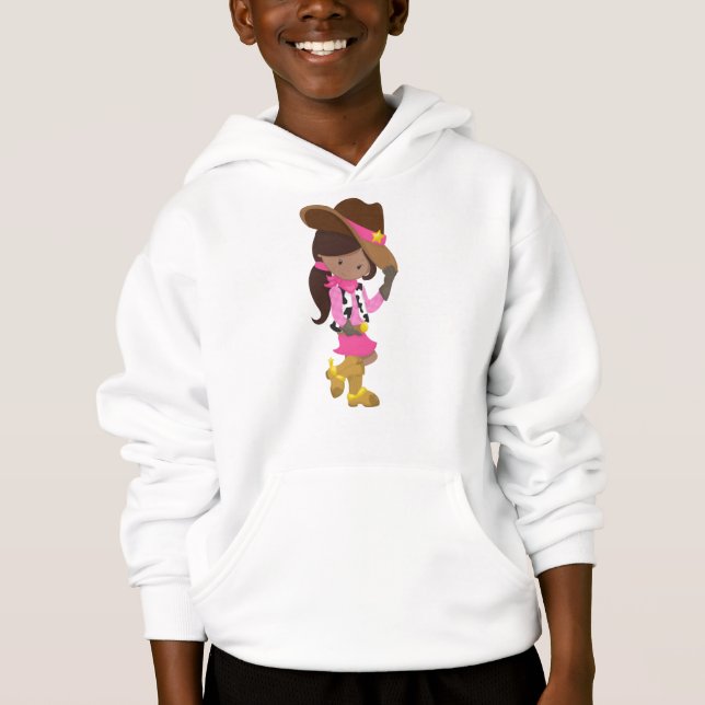 African American Girl, Cowgirl, Sheriff, Western (Front)