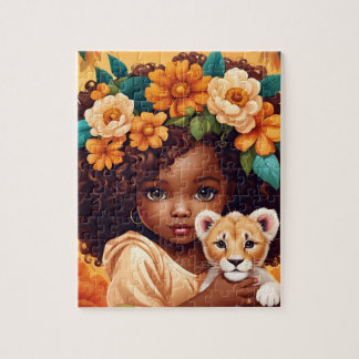 African American Girl Puzzle 