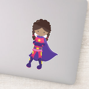 African American Girl, Superhero Girl, Cape