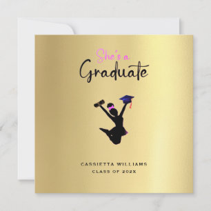 African American Graduate Gold Announcement