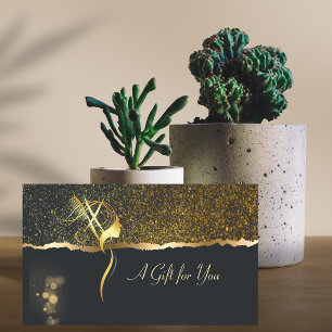 African American Hairdresser Confetti Border Black Discount Card