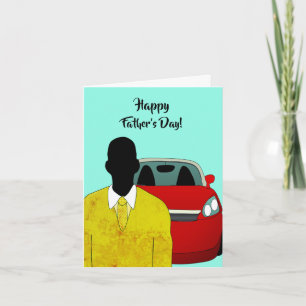 African American Happy Father's Day Card