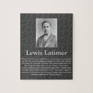 African-American History - Inventor Lewis Latimer Jigsaw Puzzle