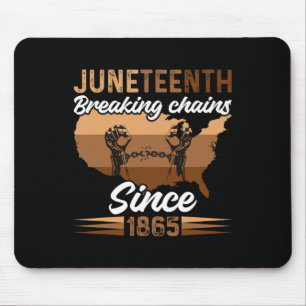 African American Juneteenth 1865 Black History Mon Mouse Pad