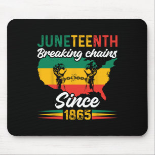 African American Juneteenth 1865 Black History Mon Mouse Pad