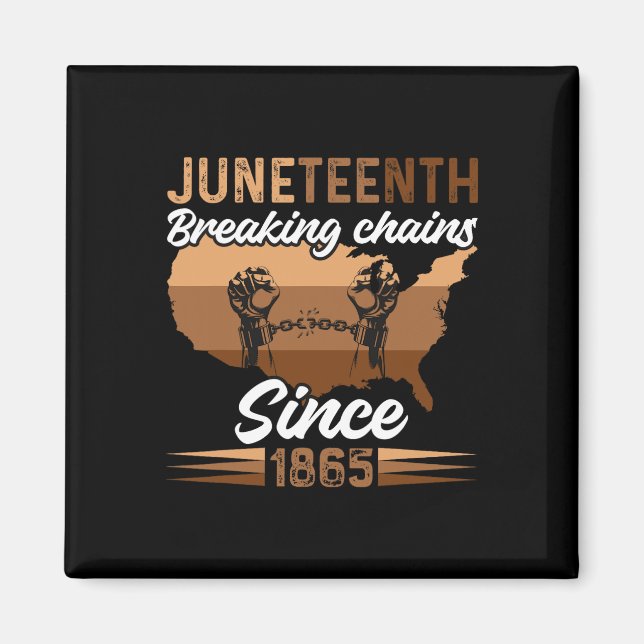African American Juneteenth 1865  Magnet (Front)