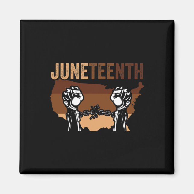 African American Juneteenth African Black History  Magnet (Front)