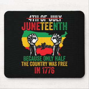 African American Juneteenth Black History Month 2 Mouse Pad