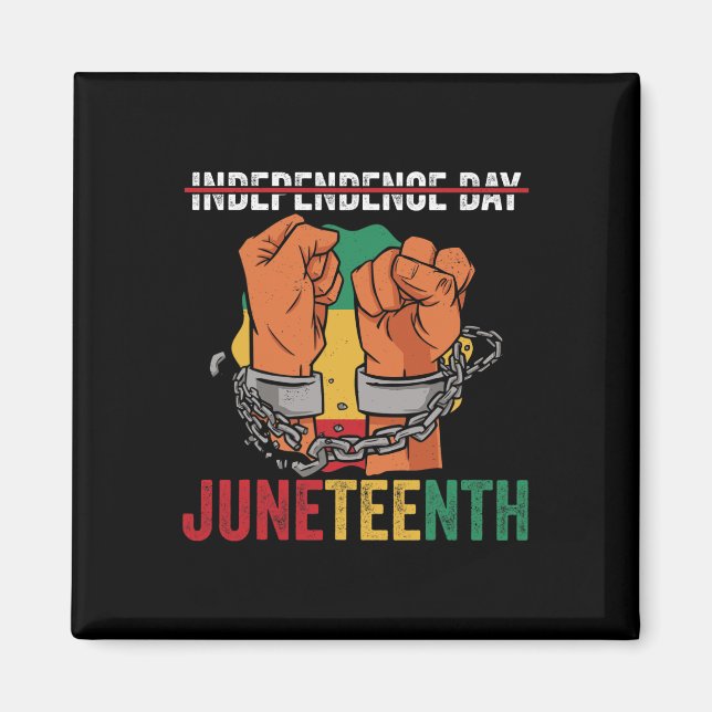 African American Juneteenth Black History Month  Magnet (Front)
