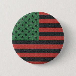 African American Juneteenth Button