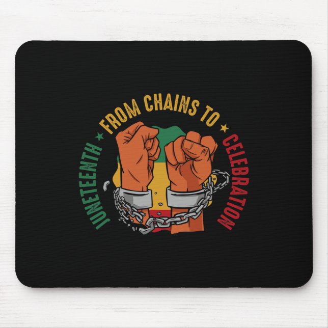African American Juneteenth Celebration Black Hist Mouse Pad (Front)