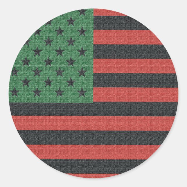 African American Juneteenth Oval Stickers (Front)