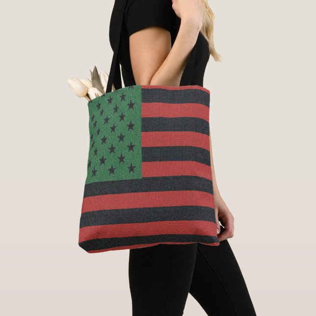 African American Juneteenth Tote Bag (Close Up)
