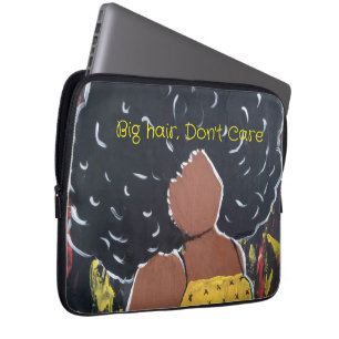 African American lady Rhonda Patton Big hair Laptop Sleeve