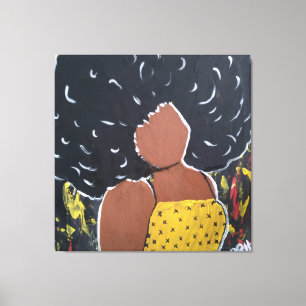 African American lady Rhonda Patton Canvas Print