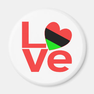African American LOVE Magnet
