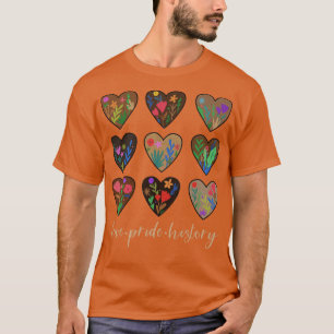 African American Love Pride History Melanin Skin T T-Shirt
