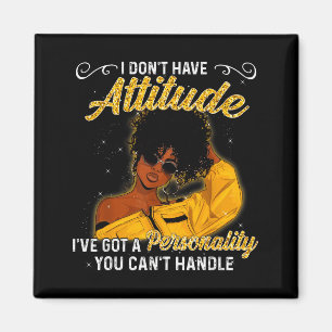 African American Melanin Queen Black Girl Magic Af Magnet